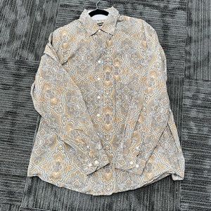 Stetson Paisley(ish) Long Sleeve Button Up Shirt